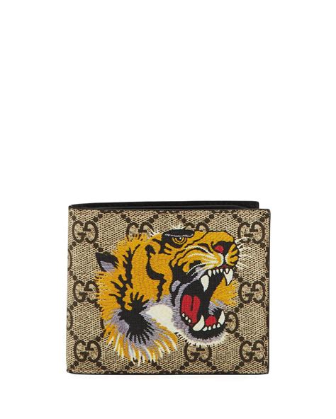 gucci mens wallet with tiger|gucci wallet men tiger.